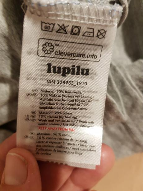 Nove pyzamo, lupilu,110 / 116