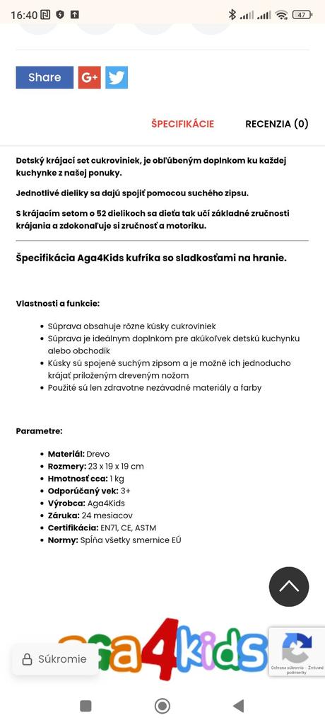 Drevený kufrík s cukrovinkami, 