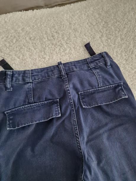 Dievčenské nohavice bershka multicargo, bershka,34