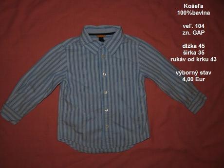 Košeľa, gap,104