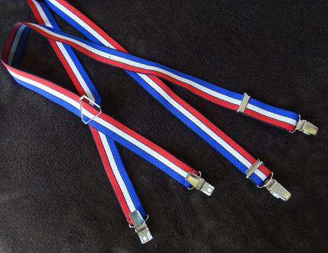 Chlapčenské traky 85cm, trikolóra,