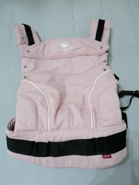 Ergonomický detský nosič manduca pure cotton rose, manduca