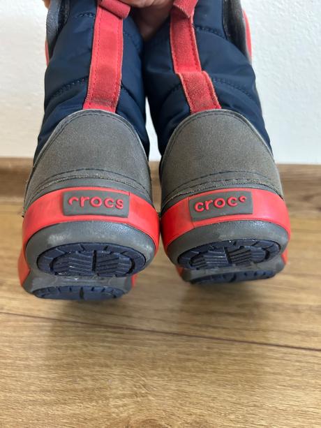 Crocs zimne čižmy 23-24velkost, crocs,23