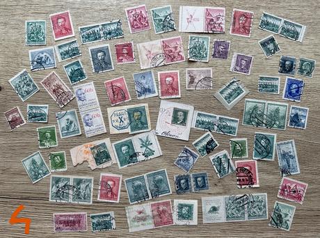 Československo staršie pečiatkované známky c.4,