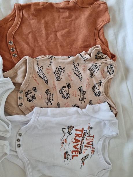 Body kratky rukav 56 6ks, 50–62