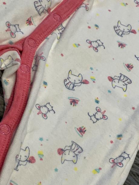 Dievčenský overal vzorovaný (74), baby,74