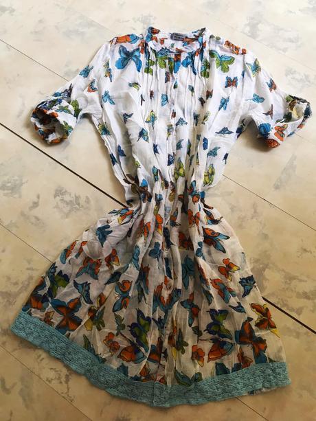 Dlhá letná tunika/minišaty l-xl, xl