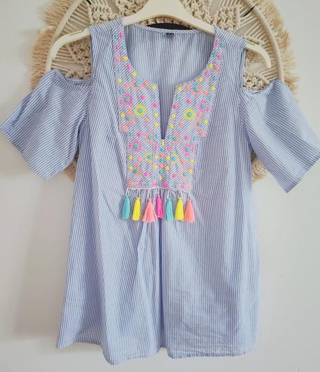 Blúzka s odhalenými ramenami, m