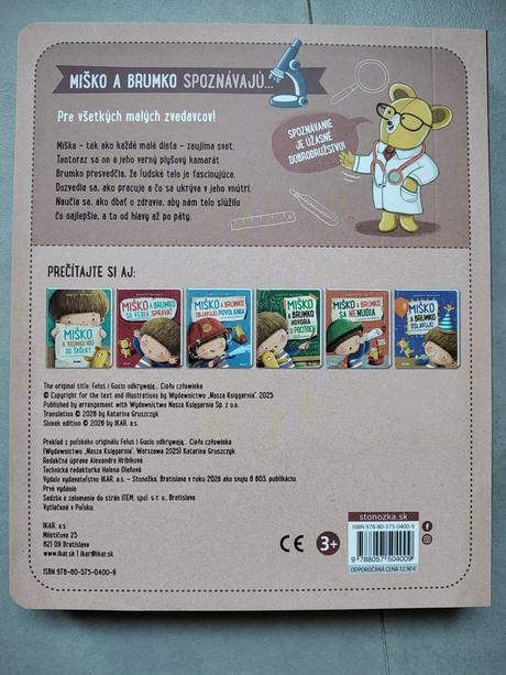 Miško a brumko spoznávajú - ľudské telo, 