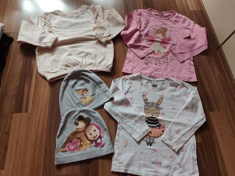 Balík vecí pre dievča vo veľkosti 3-4 roky, 104–116