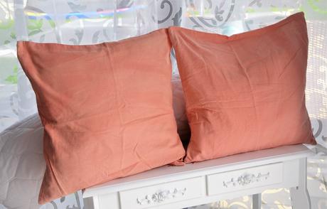 Oranžová obliečka na vankúš-50x50cm,