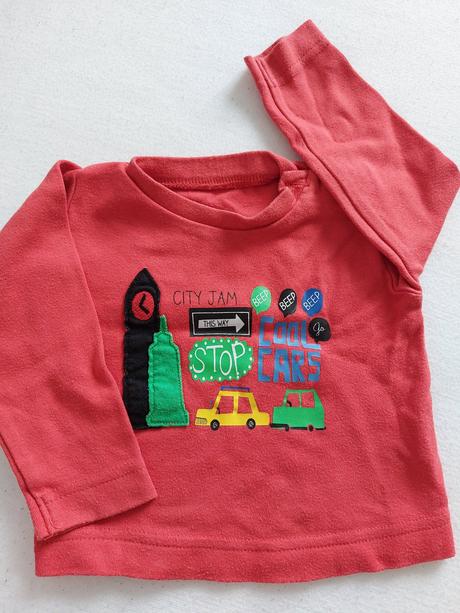 2x tricko s dopravnymi prostriedkami, early days,80