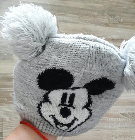 Zimná čiapka mickey+plus 2xrukavičky cena spolu, disney,86