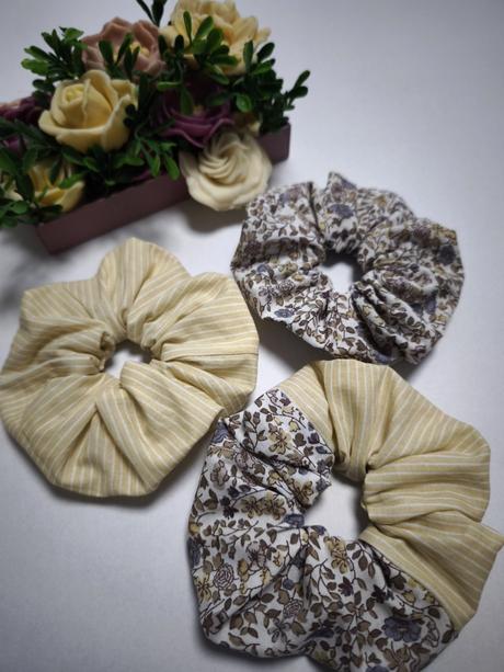 5- 3 ks scrunchie gumičky, 