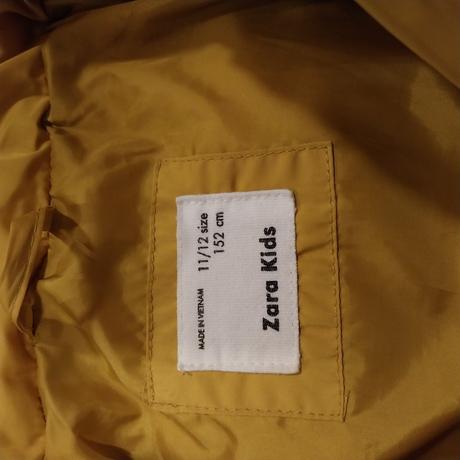 Predám dievčenskú zimnú bundu zn. zara veľ 152, zara,152