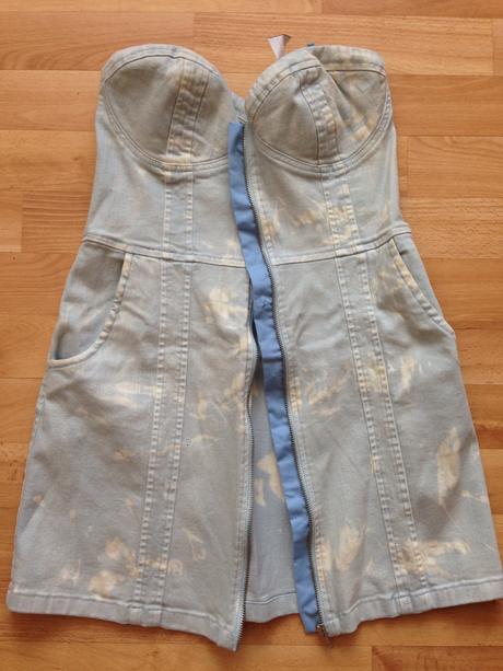 Sexy denimove šaty, m