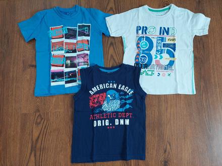 Tričká 3 ks, kik,116