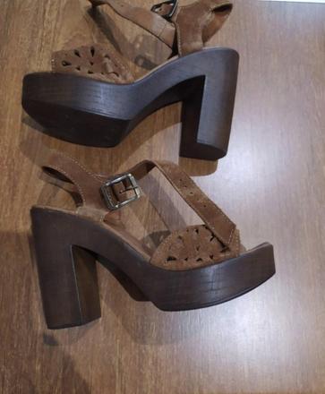 Kožené sandále, lasocki,35