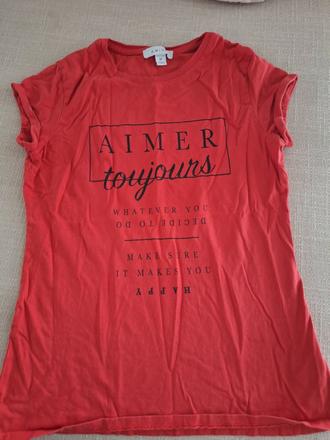 Červené tričko amisu, amisu,m