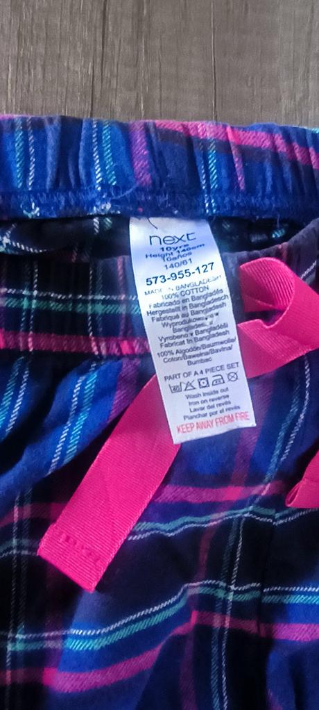 2xpyžamové nohavice, next,140