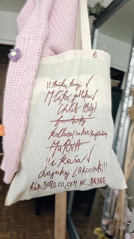 Plátené, ručne maľované tašky, 