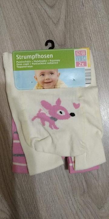 2x pančuchy, 62 / 68