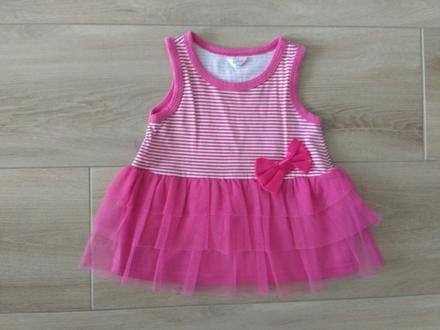 Letné šaty s tutu sukničkou, 68