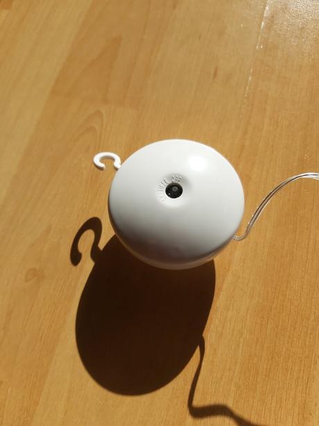 Led dekorácia so zvukom lebka., 