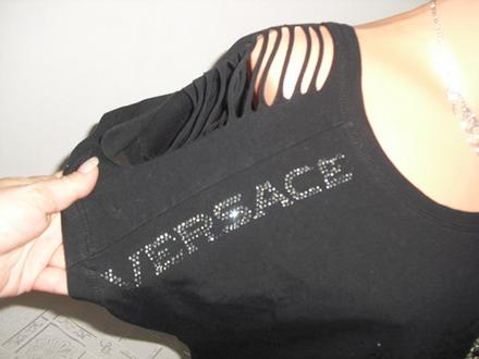 Versace tunika asymetricka, versace,l