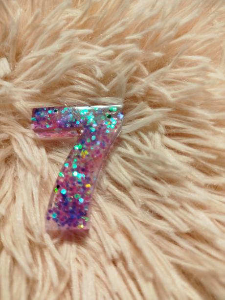 Písmená trblietavé ozdôbky kľúčenky,