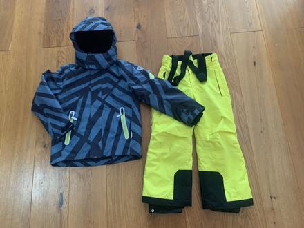 Reima zimná bunda a otepľovačky 116/122/128, reima,122