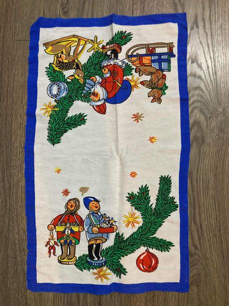 Vianočny obrus retro,