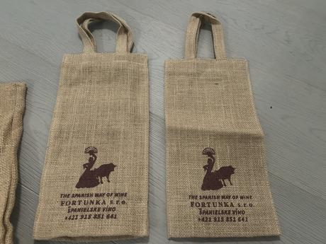 Veľké vrece z jutoviny+ 2 taštičky, 