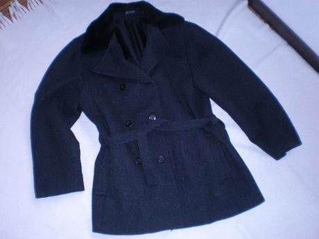 Čiernosivý kabátik moda plus , 38