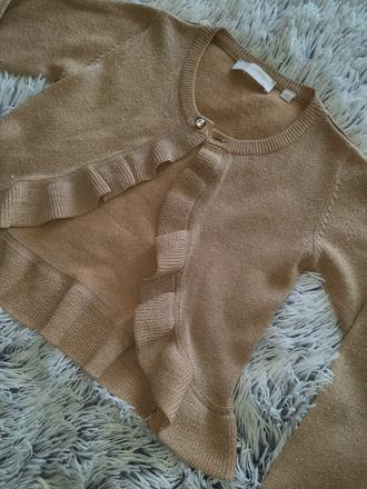 Zlaté bolerko charles vögele 110/116, charles vögele,110