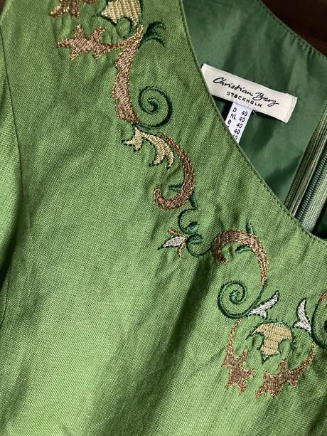 Dlhé ľanové šaty christian berg, l