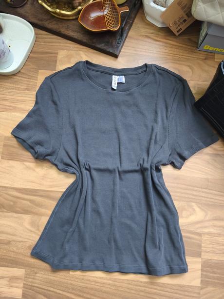 Dámske sivé tričko hm, h&m,xl