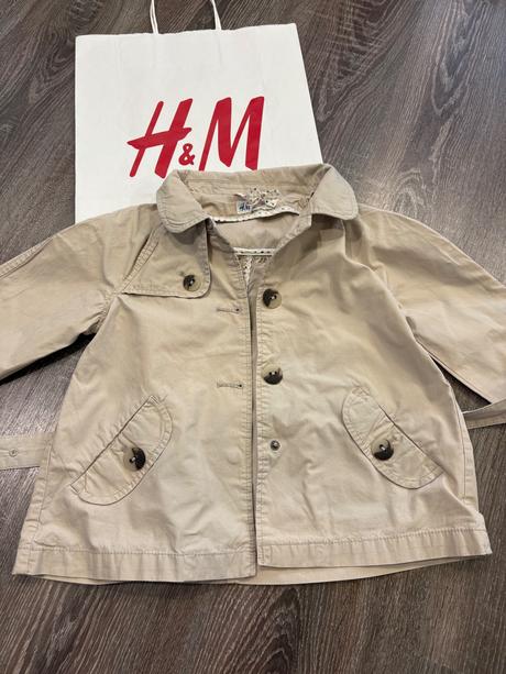 H&m dievcensky trenčkot na 5-6 rokov, h&m,110