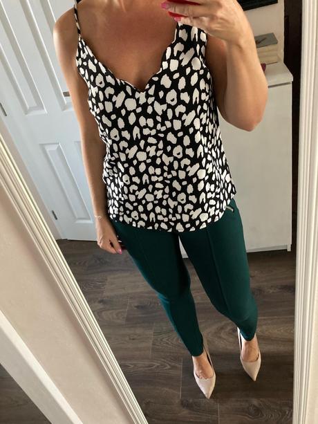 Čiernobiely top glamorous, s