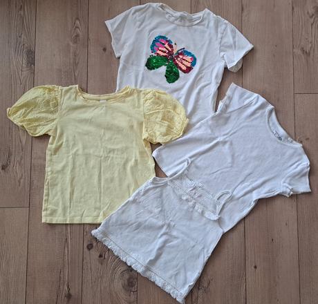 Krátke tričká, h&m,110