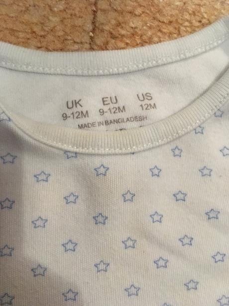 Hviezdičkové body 9-12 mesiacov, f&f,80