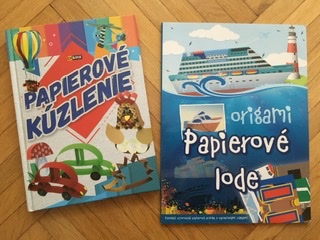 Papierové kúzlenia + papierové lode origami, 