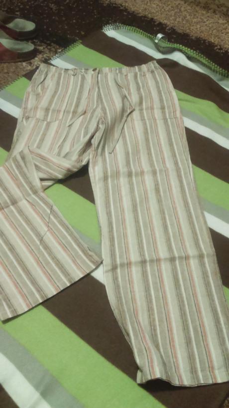 Ľanové nohavice, xl