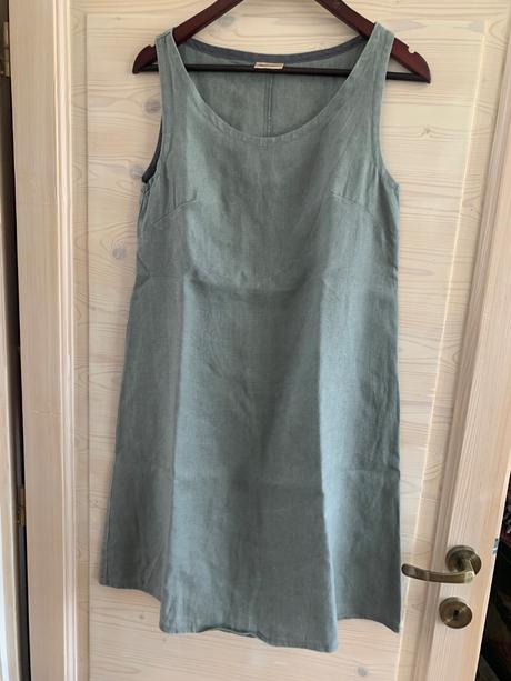 Ľanové šaty fajnlen ako simply grey s, s
