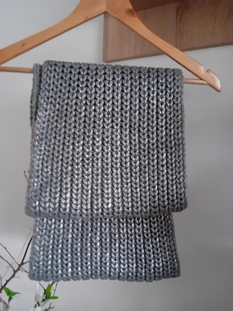 Strieborno-šedý šál/tunel, pepco