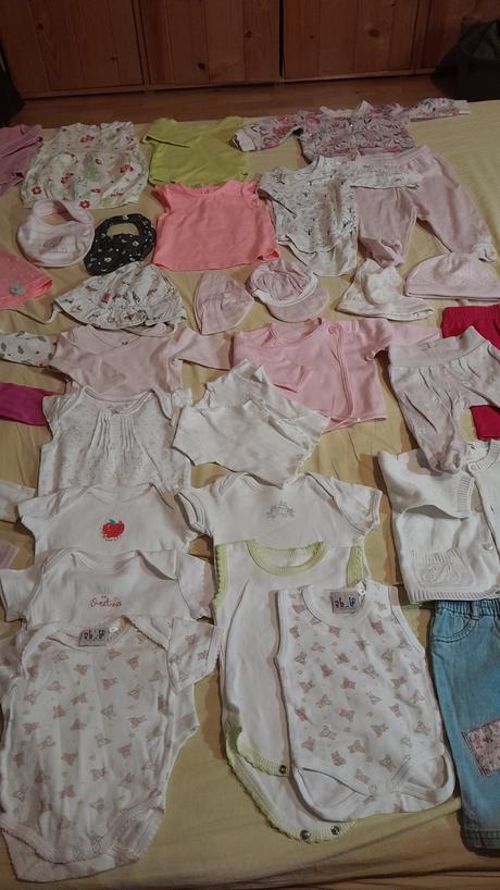 Balík oblečenia dievča 0-3m, 50–62