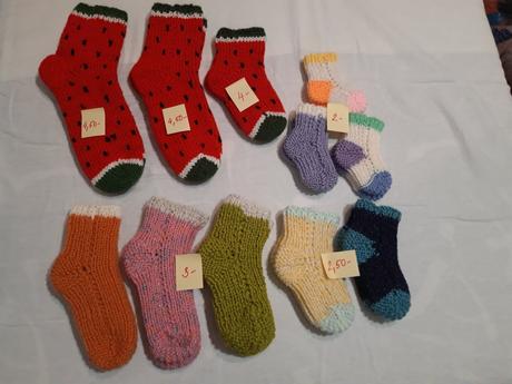Pletene ponožky,