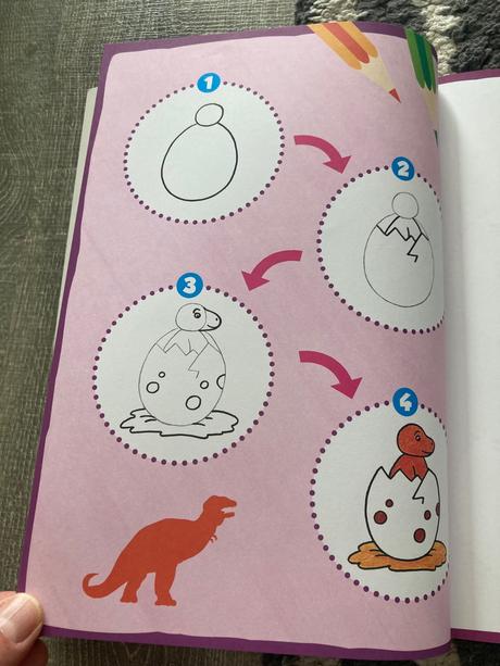 Dinosaury kreslenie ľahko a rýchlo,