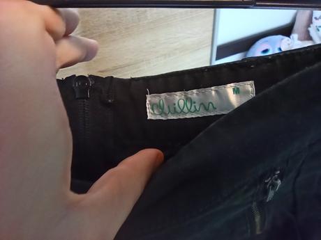 Čierna sukňa so zipsami, house,m