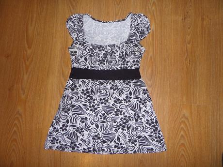 Tričko s čiernym pásom, orsay,l